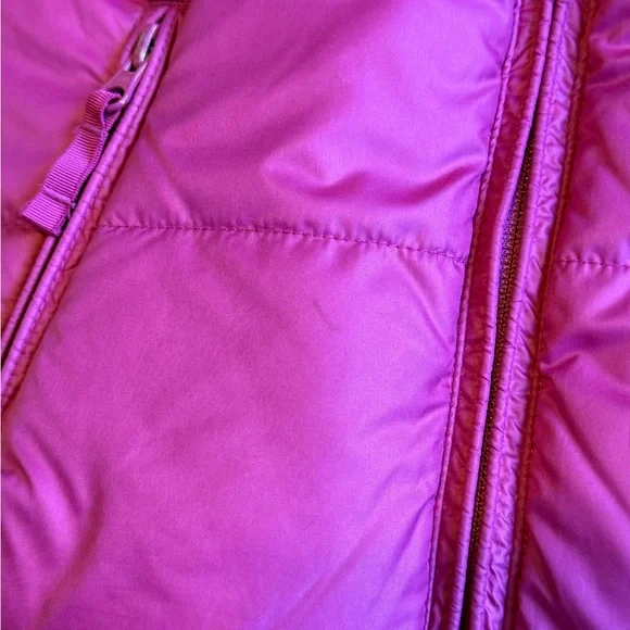 EUC Ralph Lauren Girl Reversible Down Filled Puffer Vest-Pink and Blue